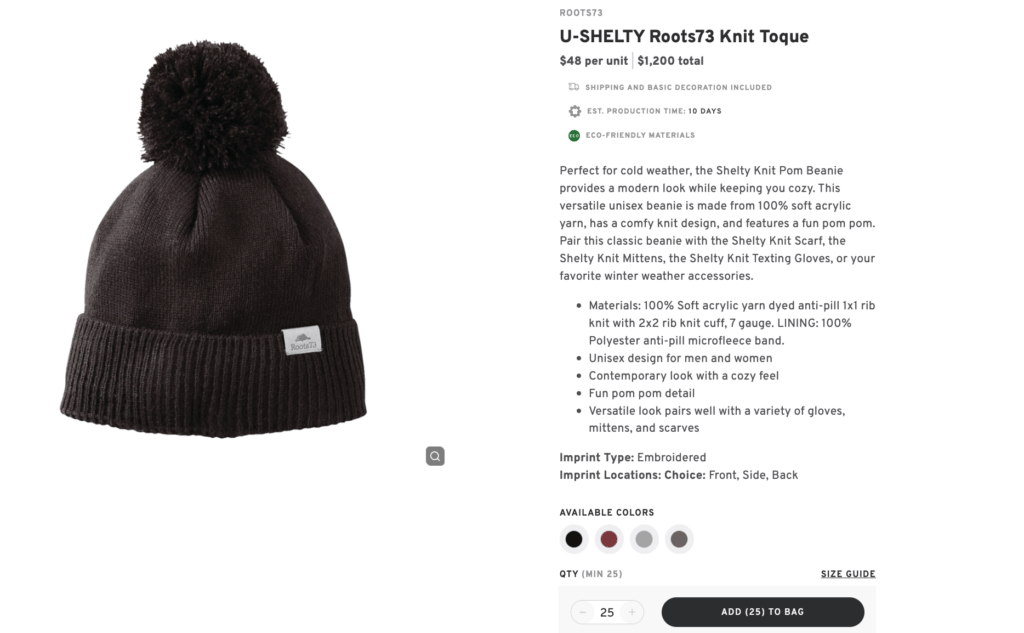 U-Shelty Roots 73 Knit Toque