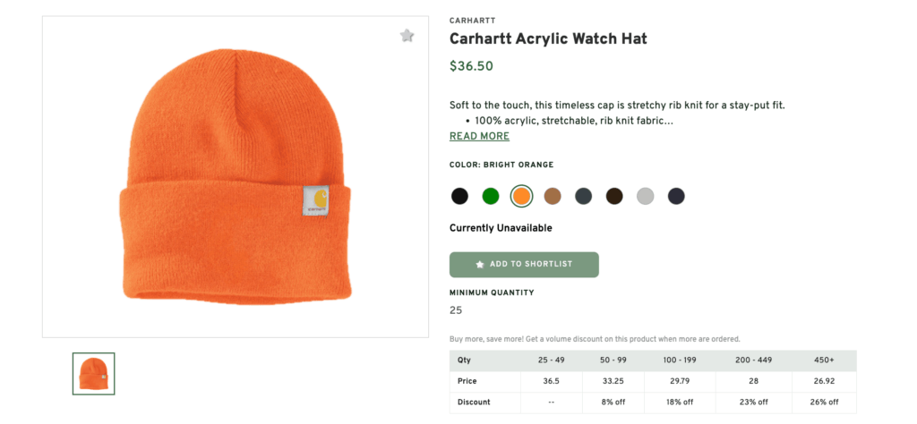 Carhartt Acrylic Watch Hat