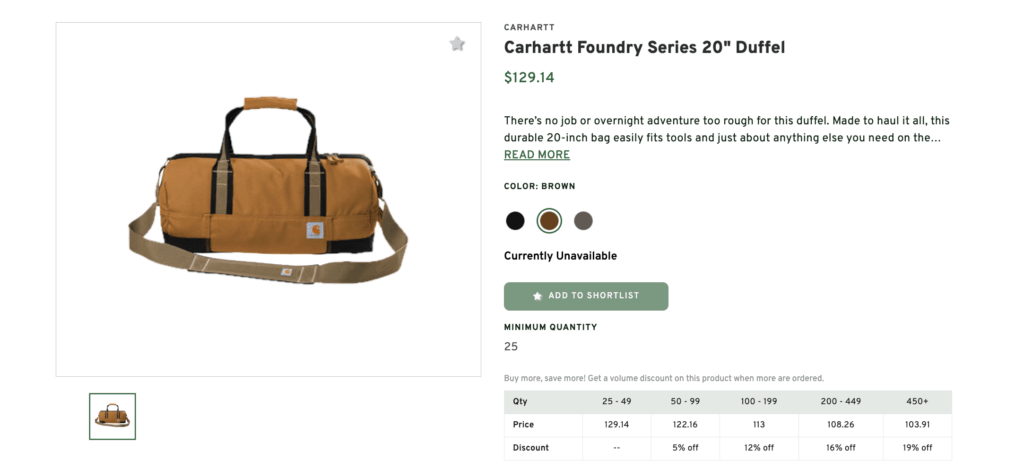 Carhartt Foundry Series 20'' Duffel