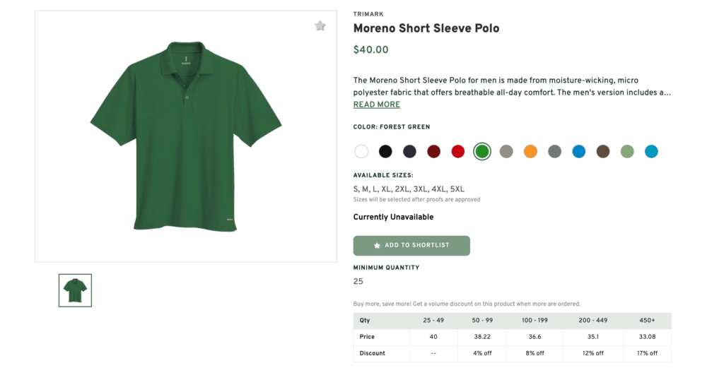 Moreno Short Sleeve Polo