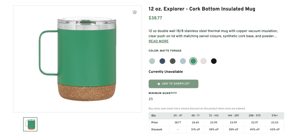 Explorer - Cork Bottom Insulated Mug