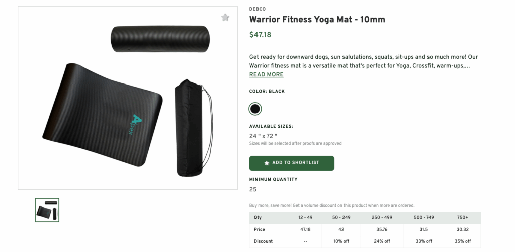 Warrior Fitness Yoga Mat