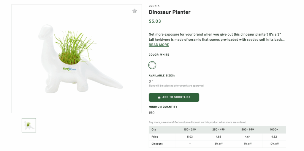 Dinosaur Planter