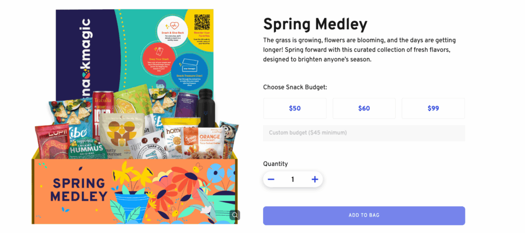 Spring Swags Snack Kit