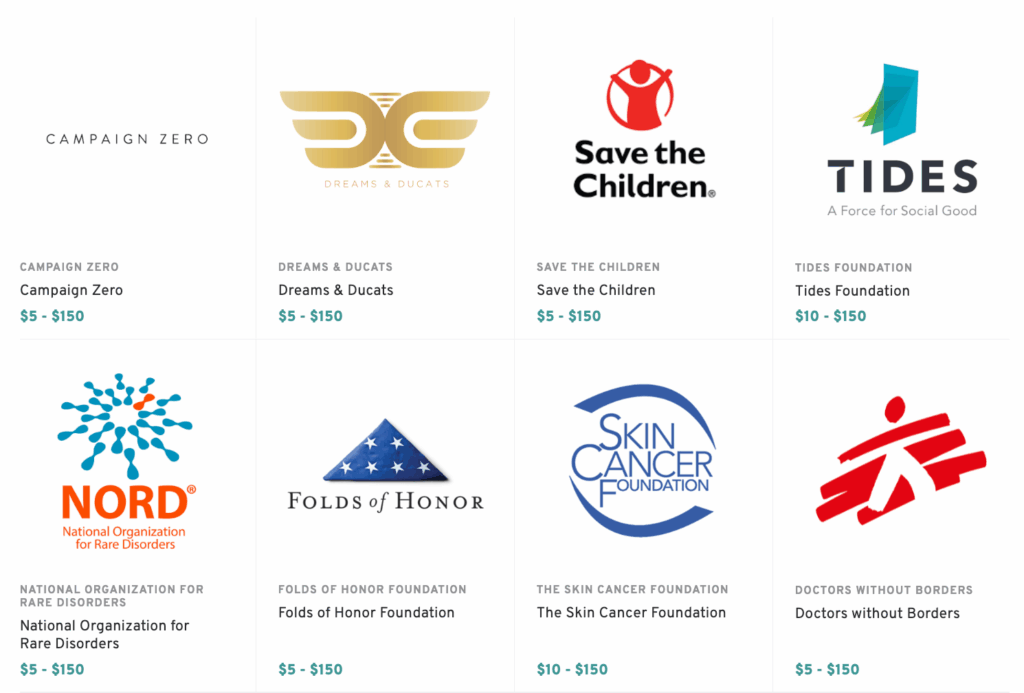 Charitable Donation Gifts