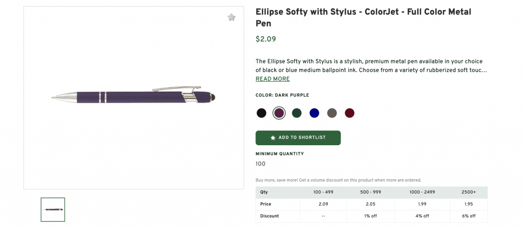 Full-Color Metal Branded Pen