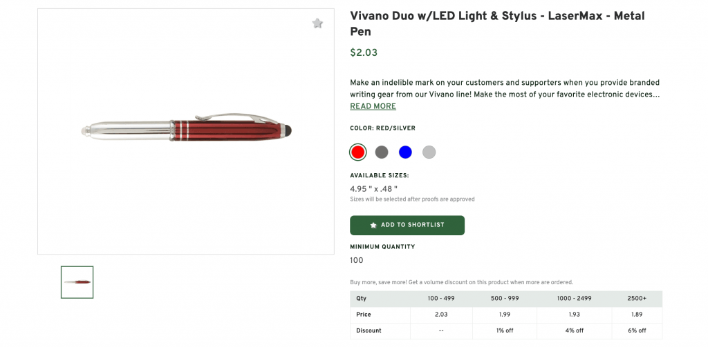 Vivano Duo w/LED Light & Stylus