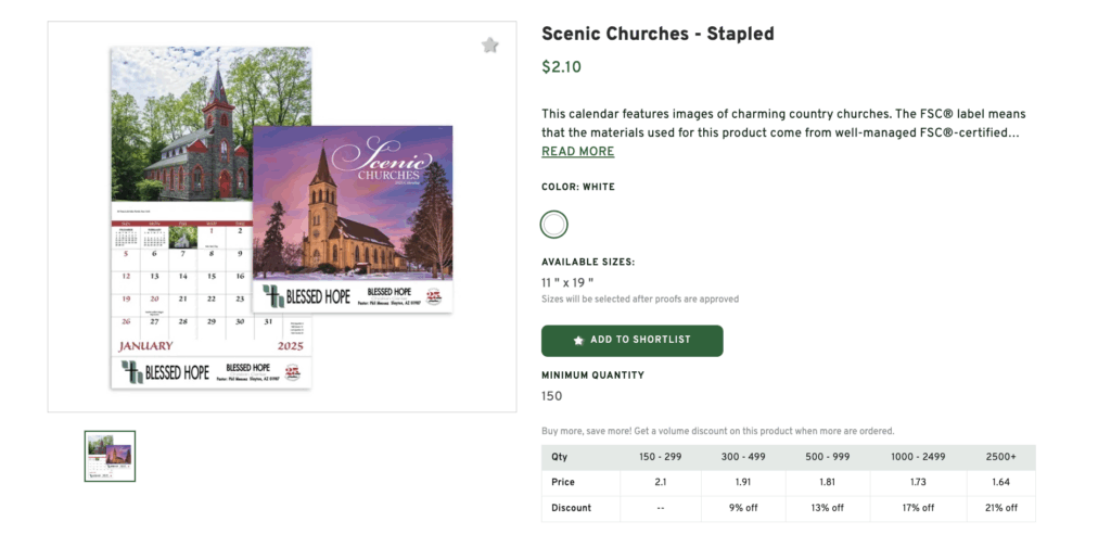 Personalized Calendar