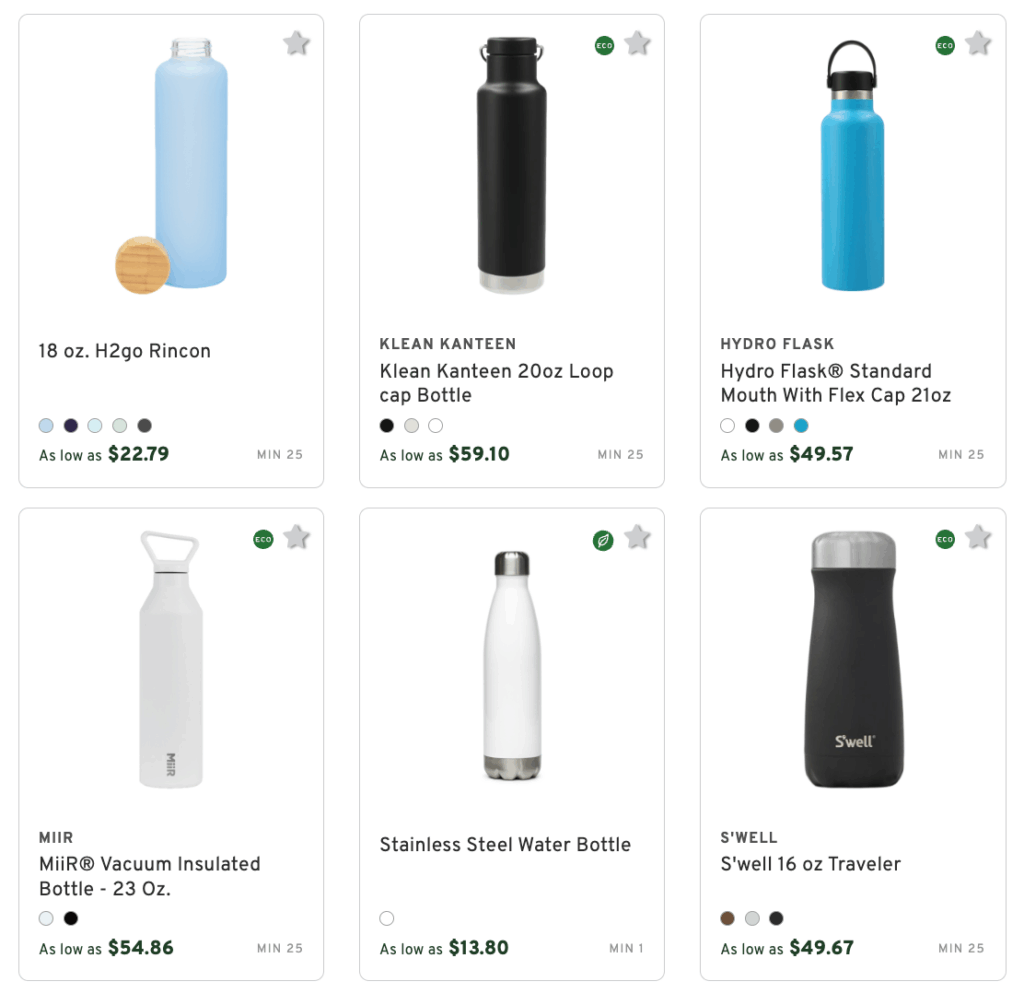 Branded Water Bottles with Name Personalization