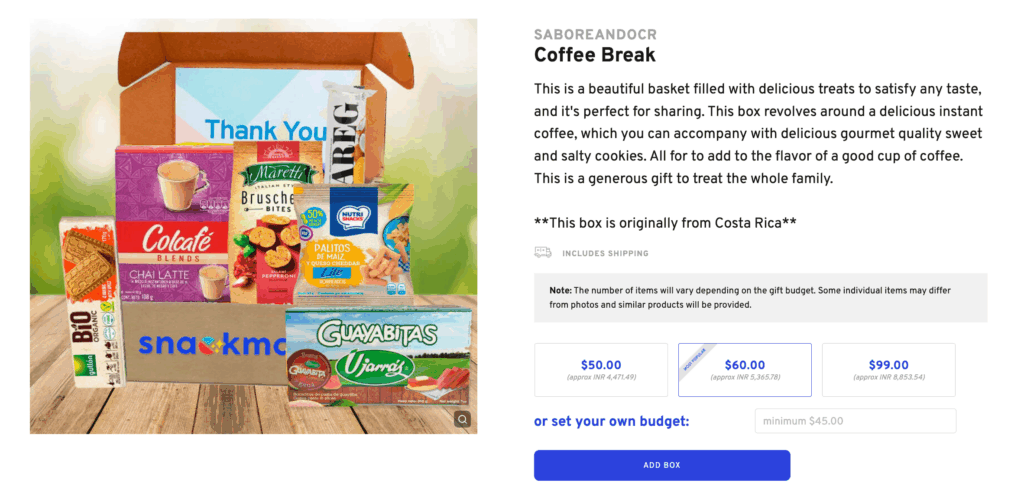 Coffee Gift Basket