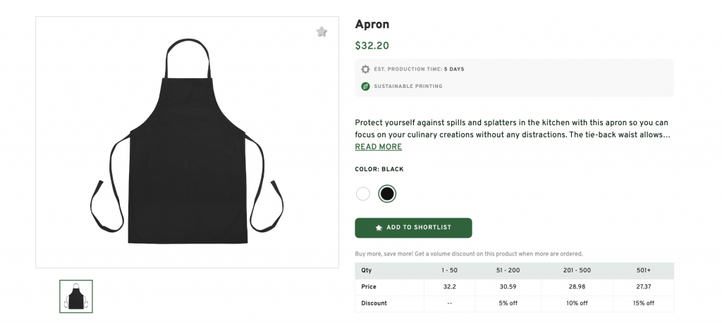 Branded Apron with Customization