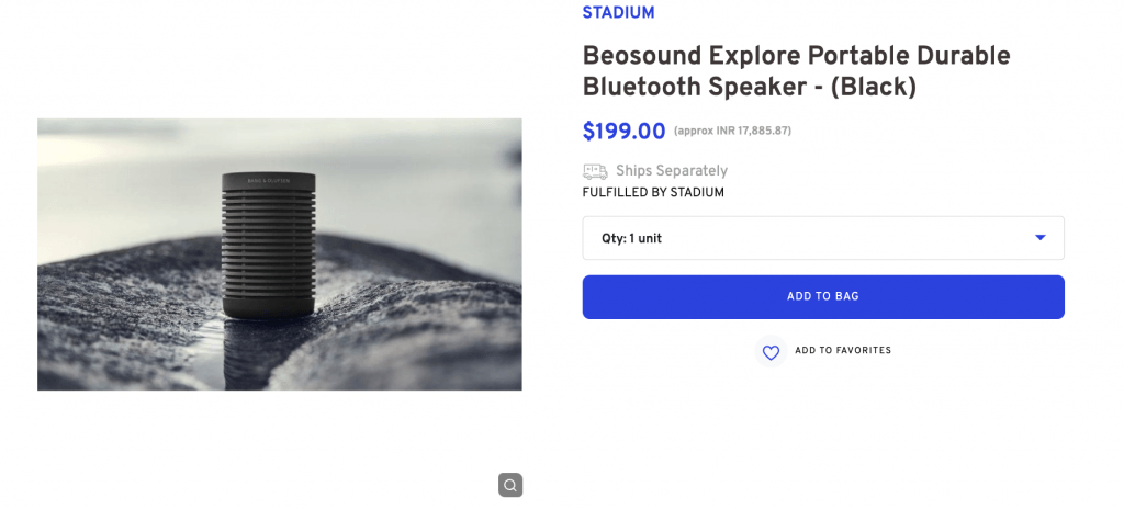Beosound Portable Durable Bluetooth Speaker