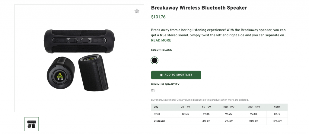 Breakaway Wireless Bluetooth Speaker