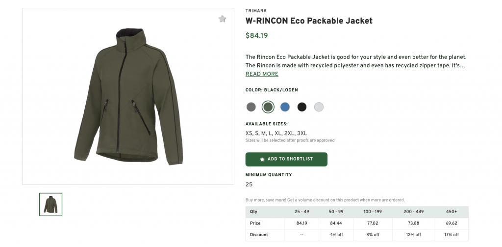 W-RINCON Eco Packable Jacket