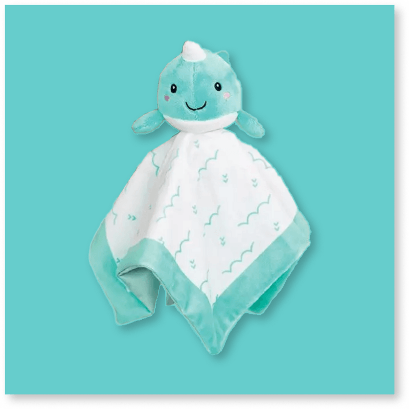 Lovely Narwhal Fleece Blanket