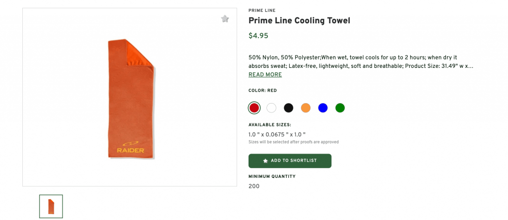 Prime Line Cooling Towel