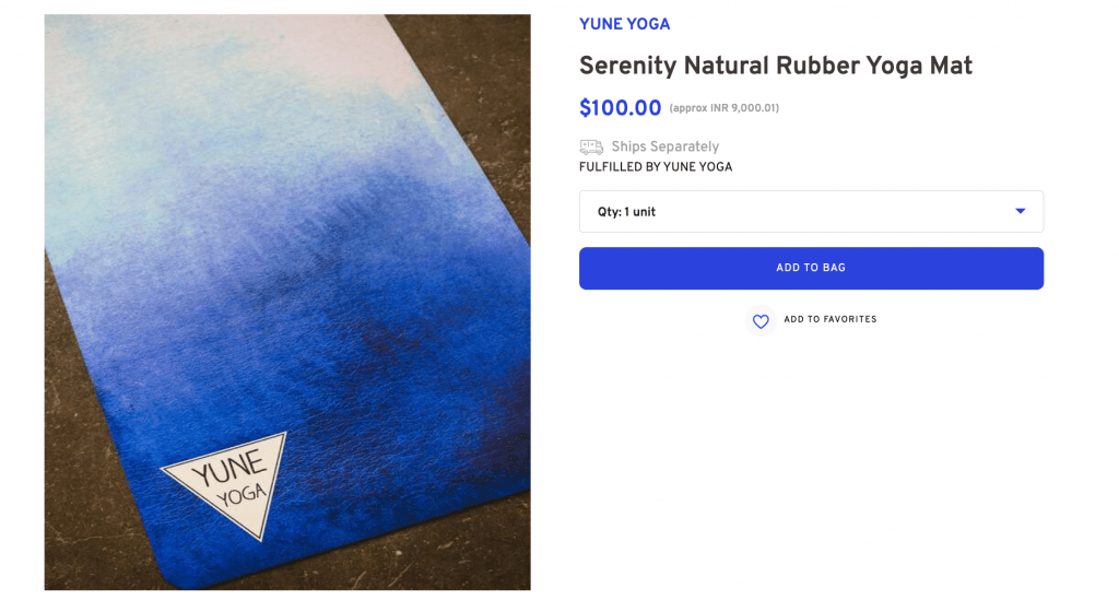 Serenity Natural Rubber Yoga Mats With Your Logo