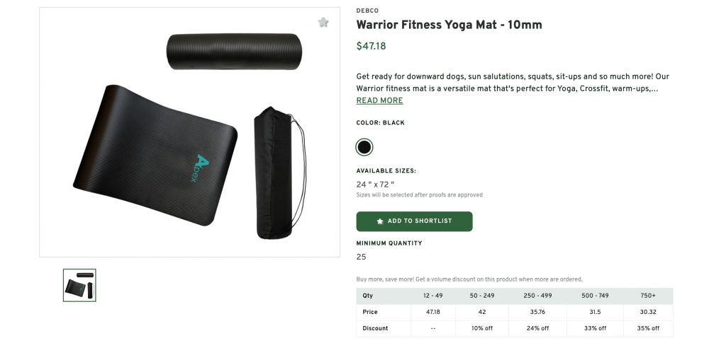Warrior Fitness Yoga Mat