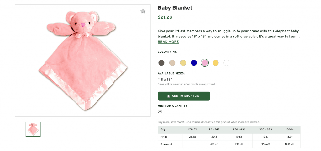 Logo Baby Blanket to Wrap