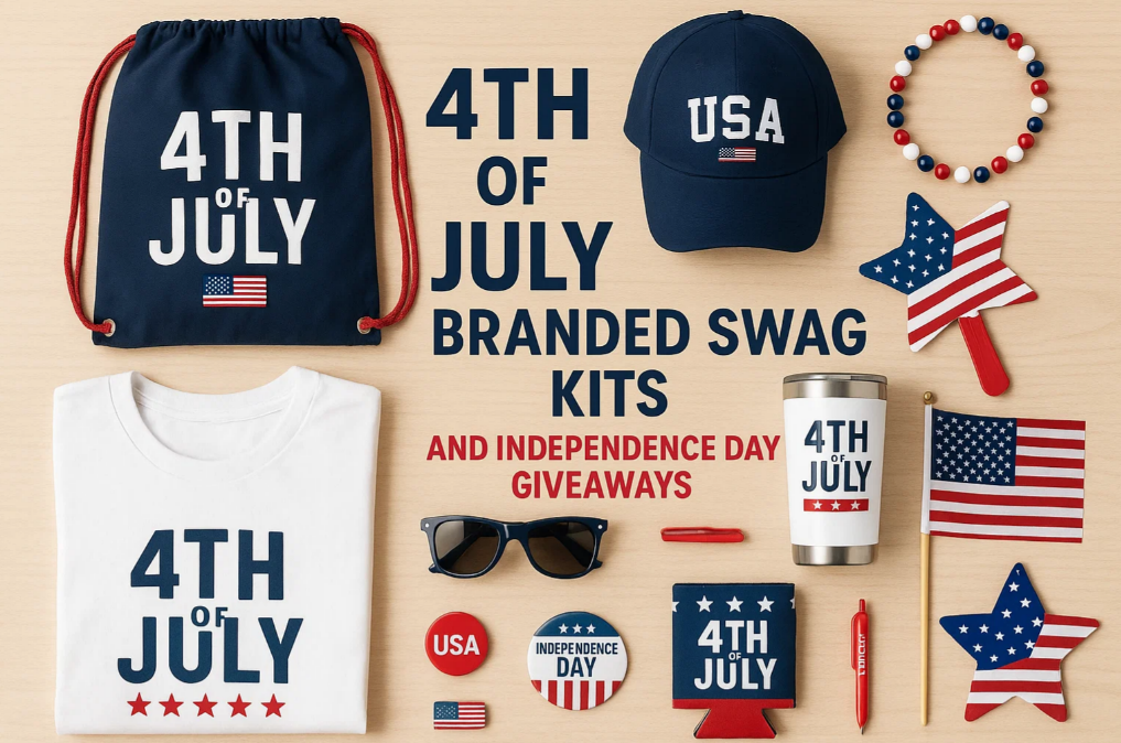 Branded Swag Kits and Independence Day Giveaways
