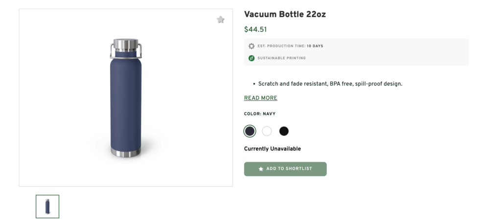 Vacuum Bottle
