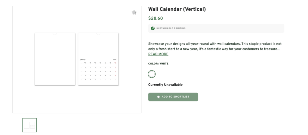 Wall Calendars