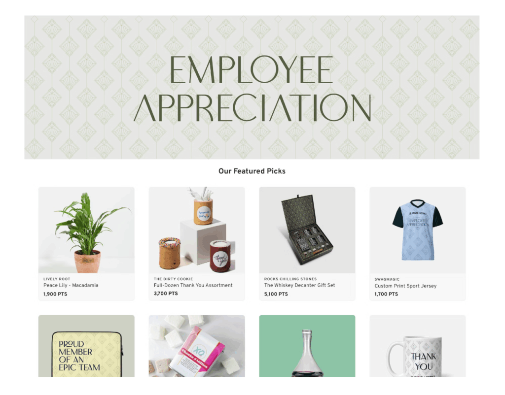 Print-On-Demand Store for Employee Appreciation