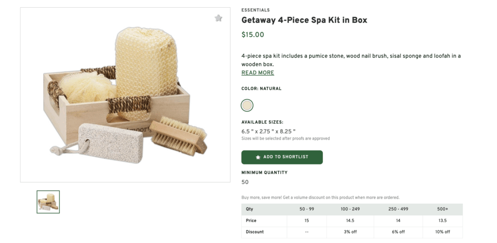 Getaway 4-Piece Spa Kit in Box
