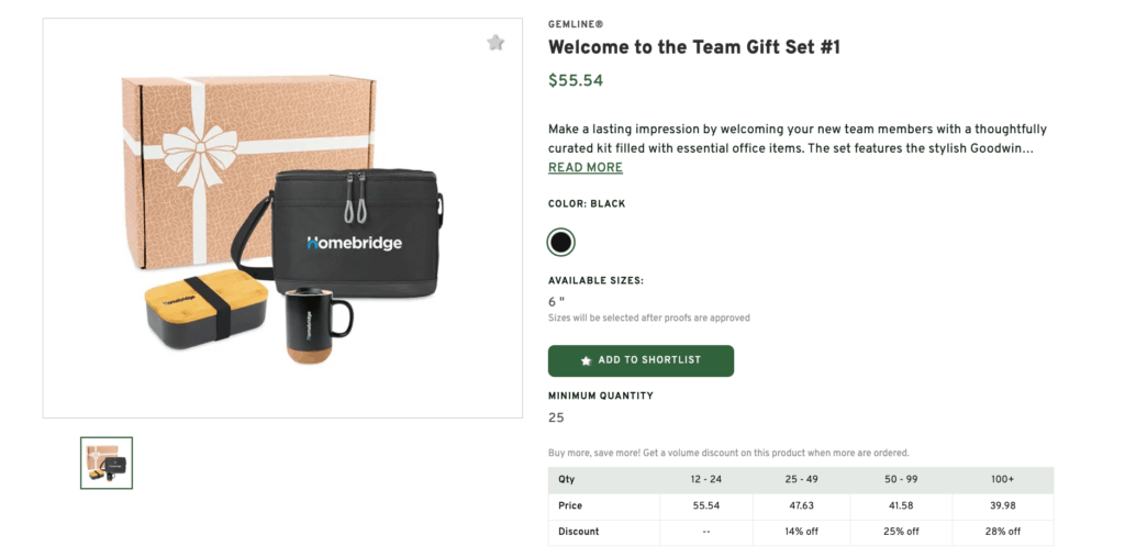 Welcome to the Team Gift Set