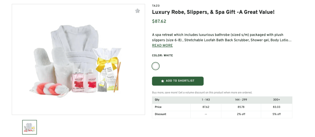 Luxury Robe, Slippers, & Spa Gift