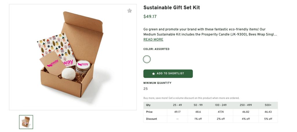 Sustainable Gift Set Kit