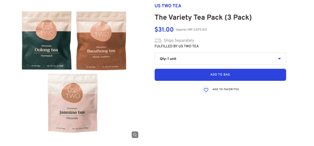 Assortment of Tea