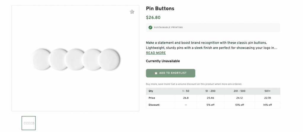 Pin Buttons