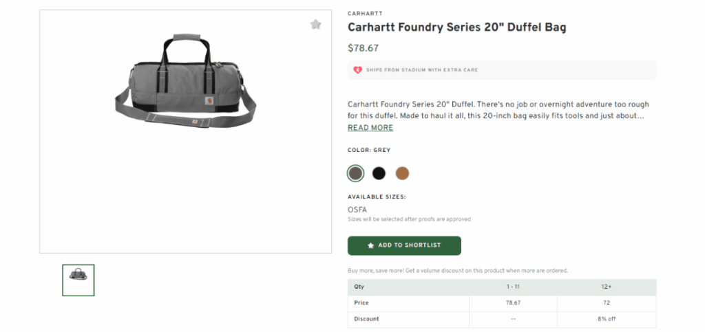 Carhartt Foundry Series Duffel Bag