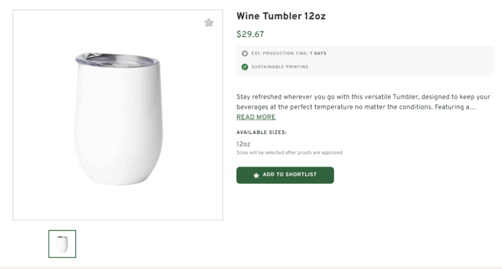 Wine Tumbler (12 oz)