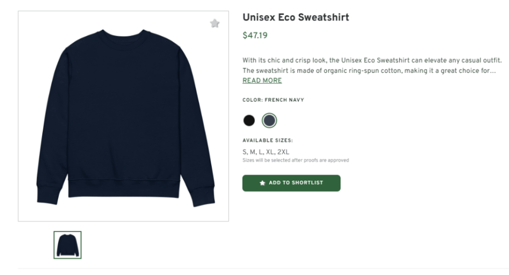 Unisex Eco Sweatshirt
