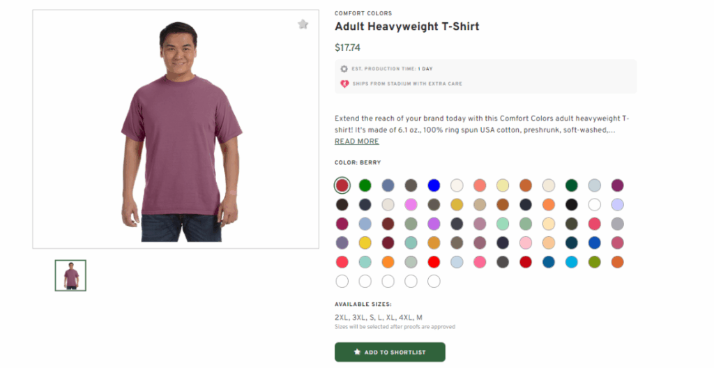 Adult Heavyweight T-Shirt