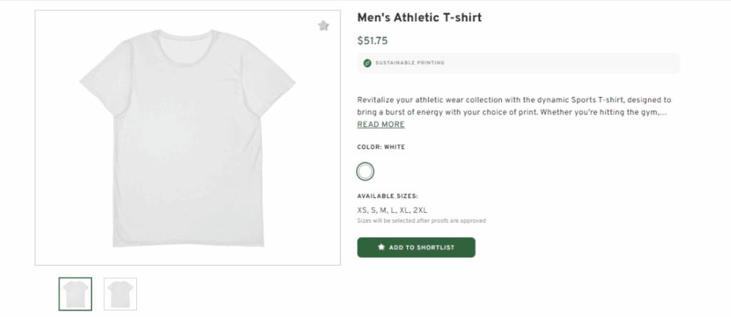 Men's Athletic T-shirt