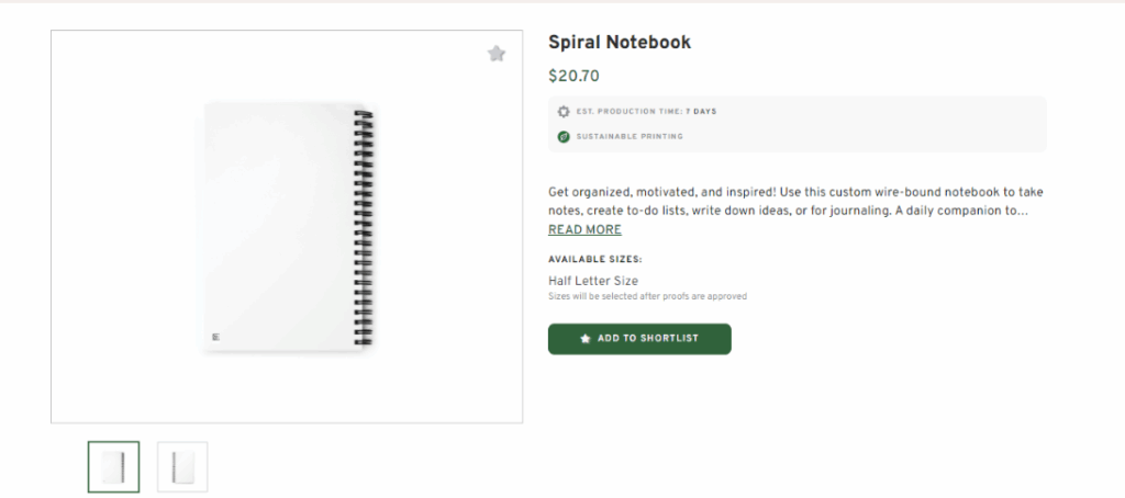 Spiral Notebook