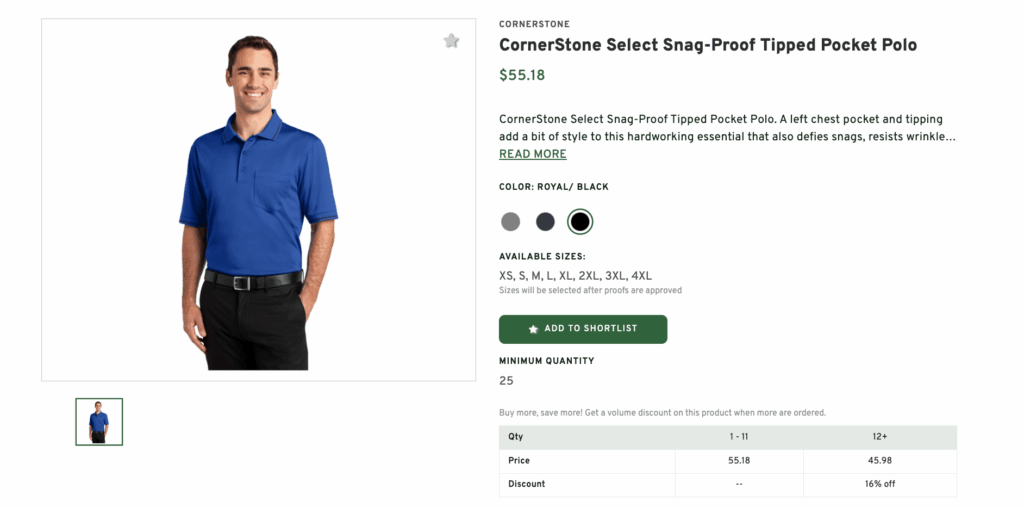 Cotton Adult Jersey Polo