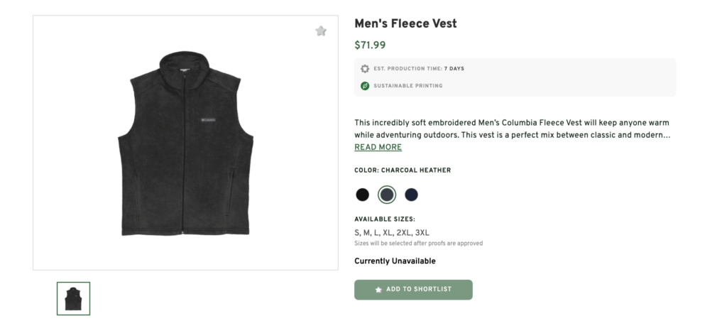 Men's Fleece Vest