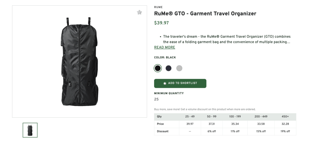 Promotional Travel Back Organizer