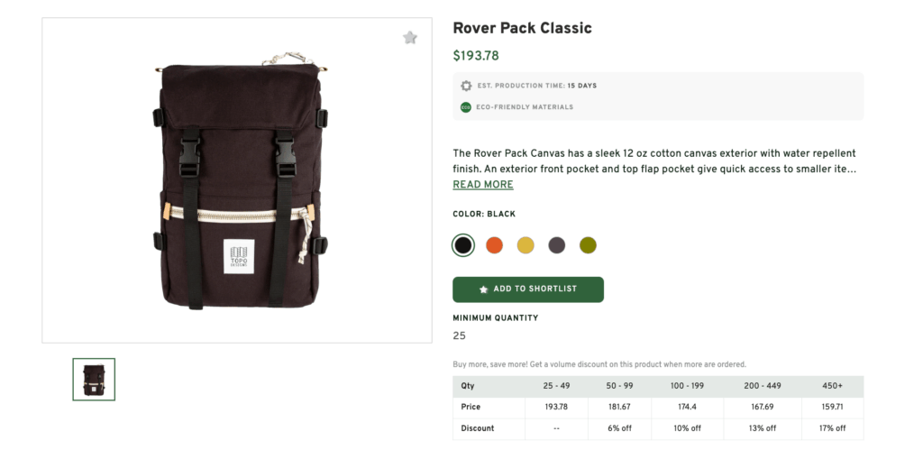 Rover Pack Custom Logo Backpack