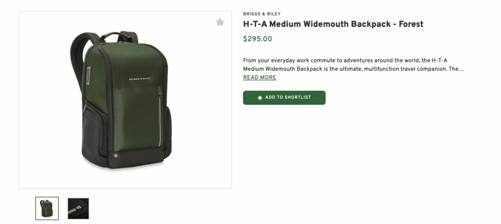 Widemouth Backpack for Promotion