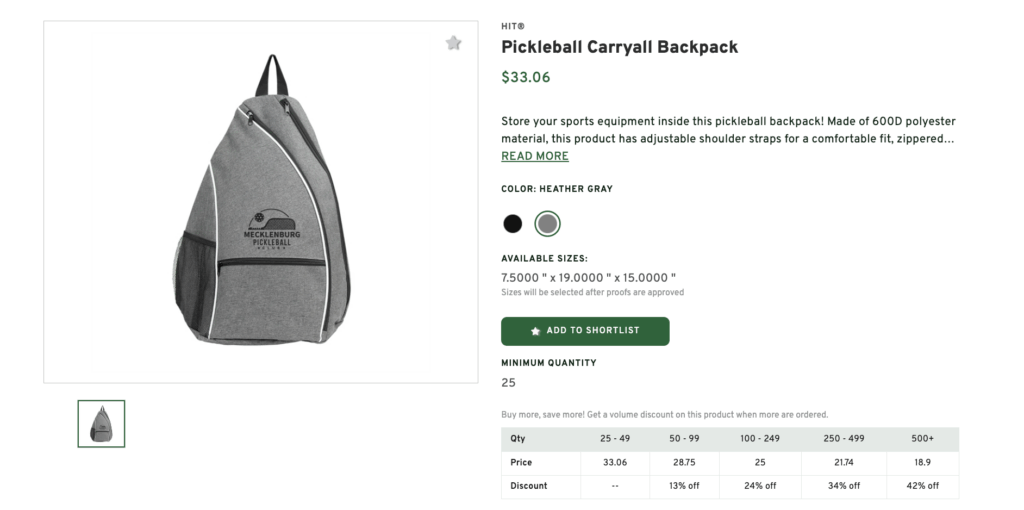 Pickleball Carryall Backpack