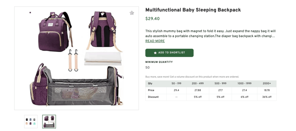 Multifunctional Baby Sleeping Backpack