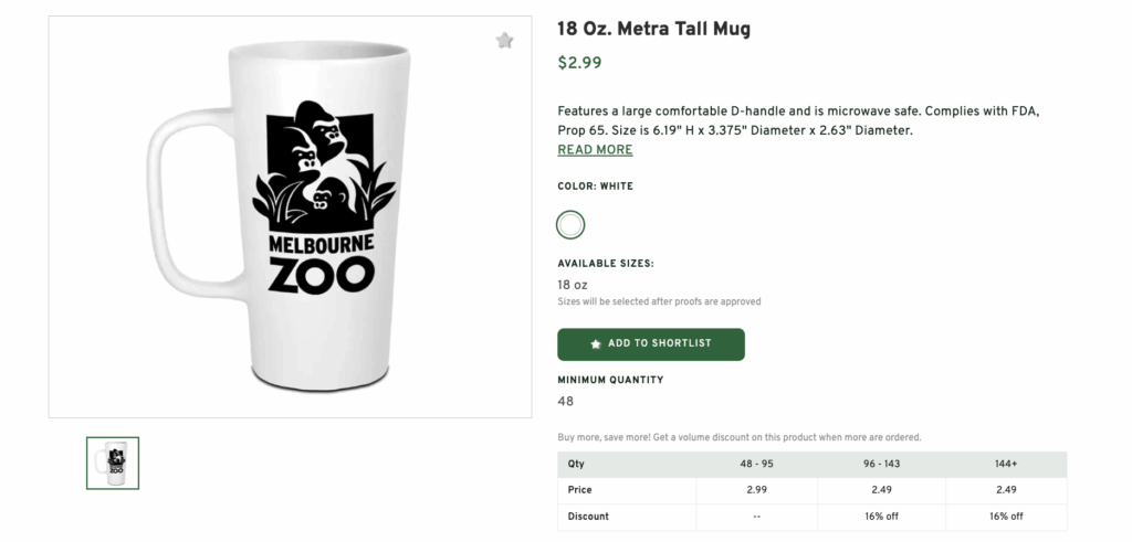 Metra Tall Mug