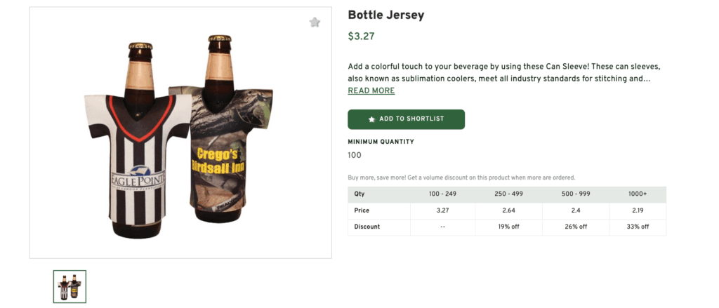 Bottle Jersey