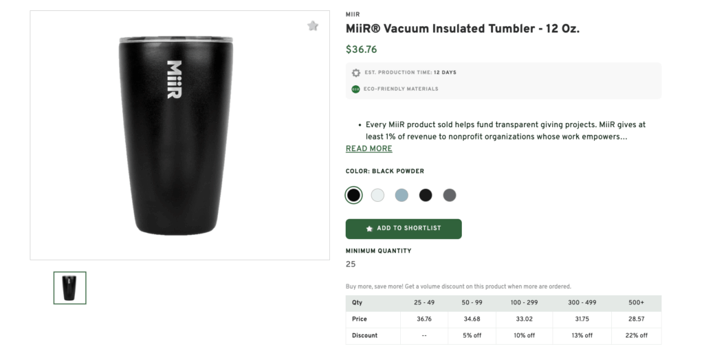 Vacuum Insulated Tumbler