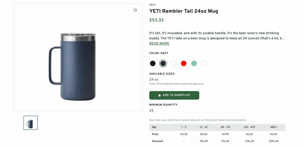 Yeti Rambler Tall Mug 24oz